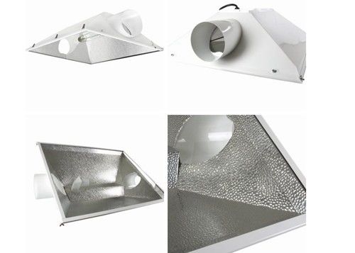 Abgekühlte Reflektoren 3XL 400W Luft, 600W HPS MH wachsen die helle Reflektor-Hauben-Gartenarbeit