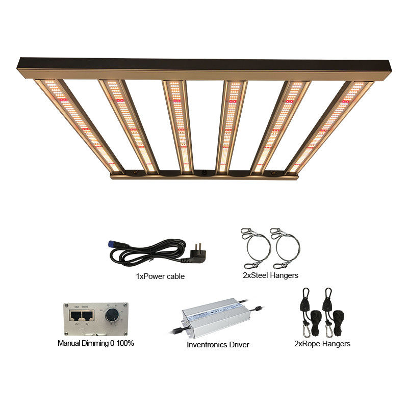 Geführter Gartenbau 240VAC 2.7μmol/J wachsen Säulen-volles Spektrum der Licht-320W 6